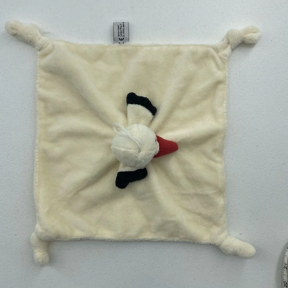 Stork Plush Baby Lovey Water Bird Marsh Wetland‎ Lake Wildlife Stuffed Animal